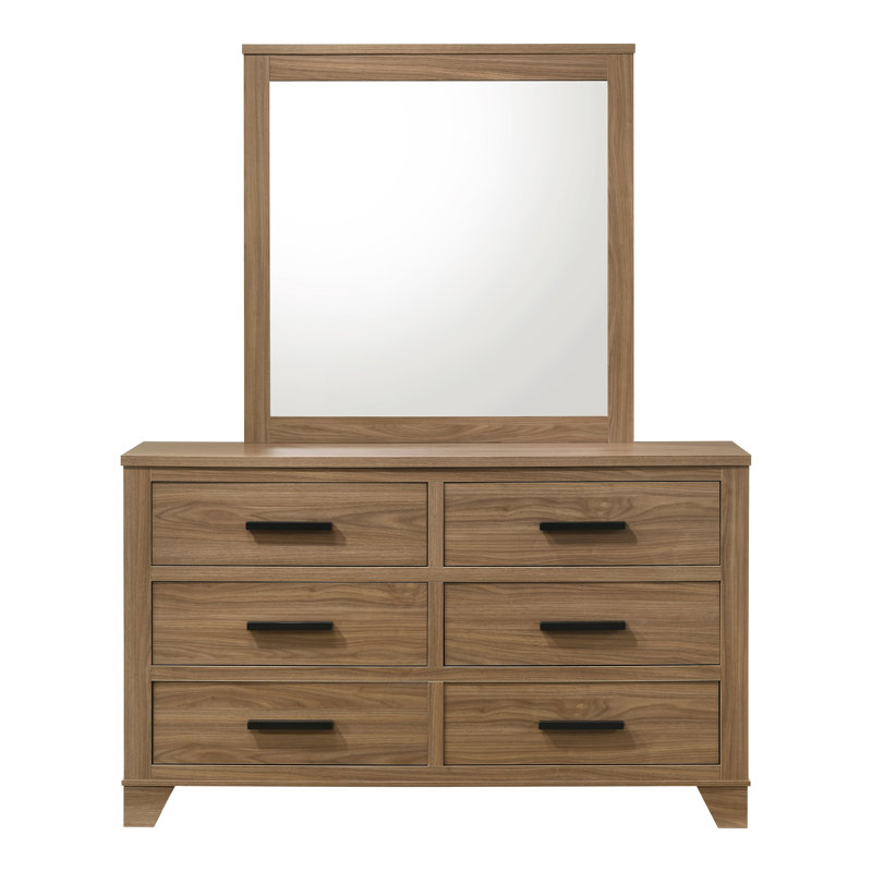 Antibes Rowane 2-Piece Dresser And Mirror Set