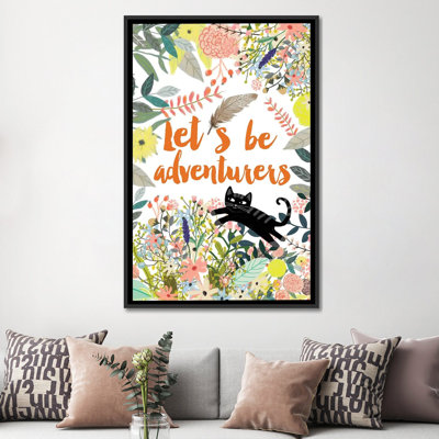 « letâ ́s be adventurers ii », art sur toile