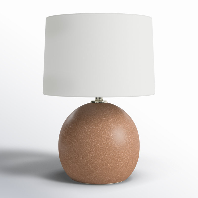 Lampe de table en céramique Shillington, Brun