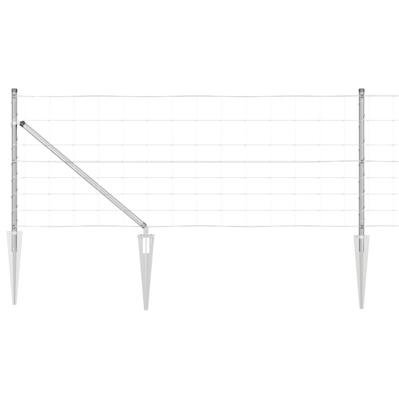 Field Fence Galvanised Steel, 80cm H x 2500cm W