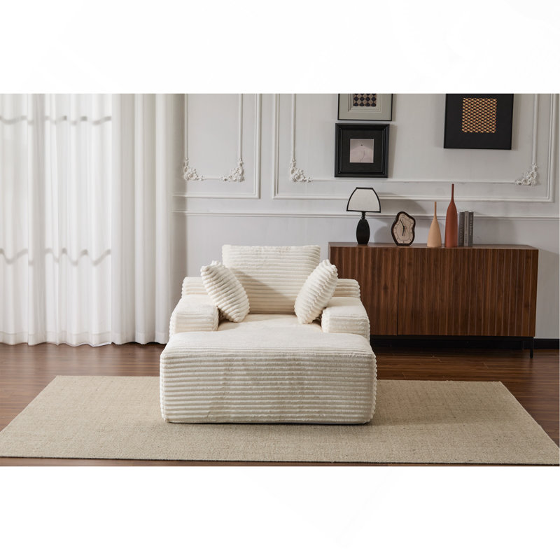 Canapé surdimensionné Cozy Cloud, Blanc
