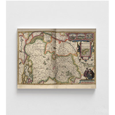 Duchy Of Brabant, Old Map Poster Print, Rustic Map Office Decor, Home Office Wall Art, Farmhouse Style Bathroom Remodel Idea Poster