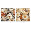 Thatcham - Ensemble de 2 collages floraux carrés-101849080-101849082