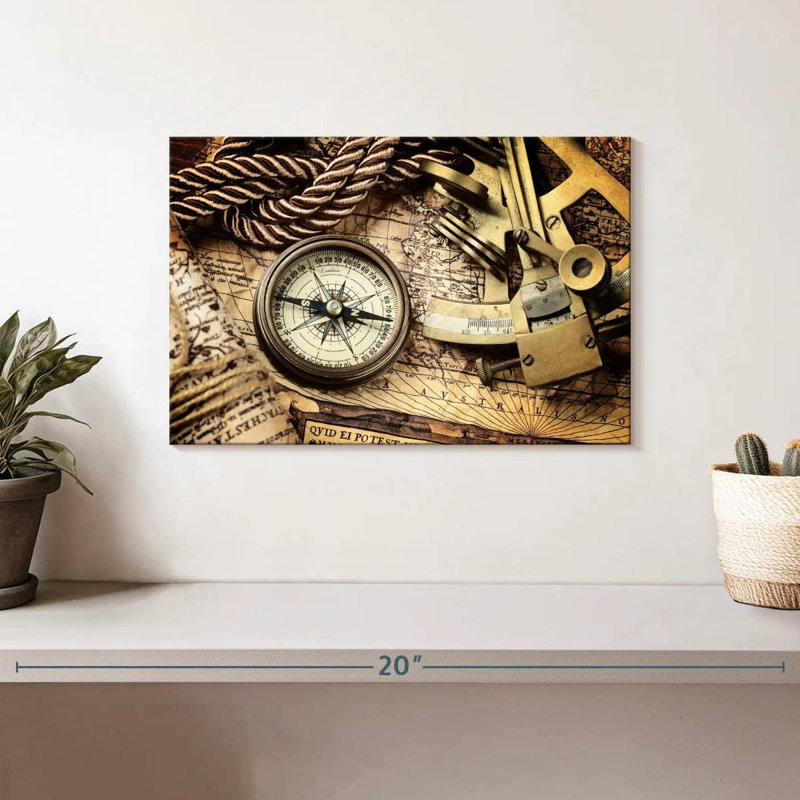 Outils de navigation Aletra Antique, H 8 po x l 12 po