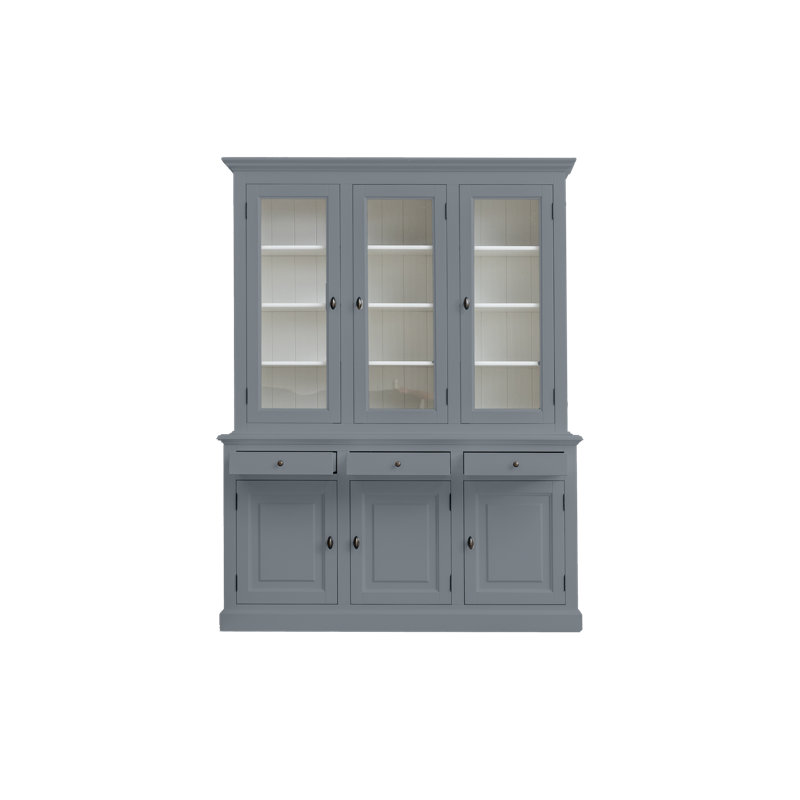 Torrens Display Cabinet, Trafic Grey/White