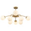 Luminaire suspendu sphérique doré-1305772028-1305772029