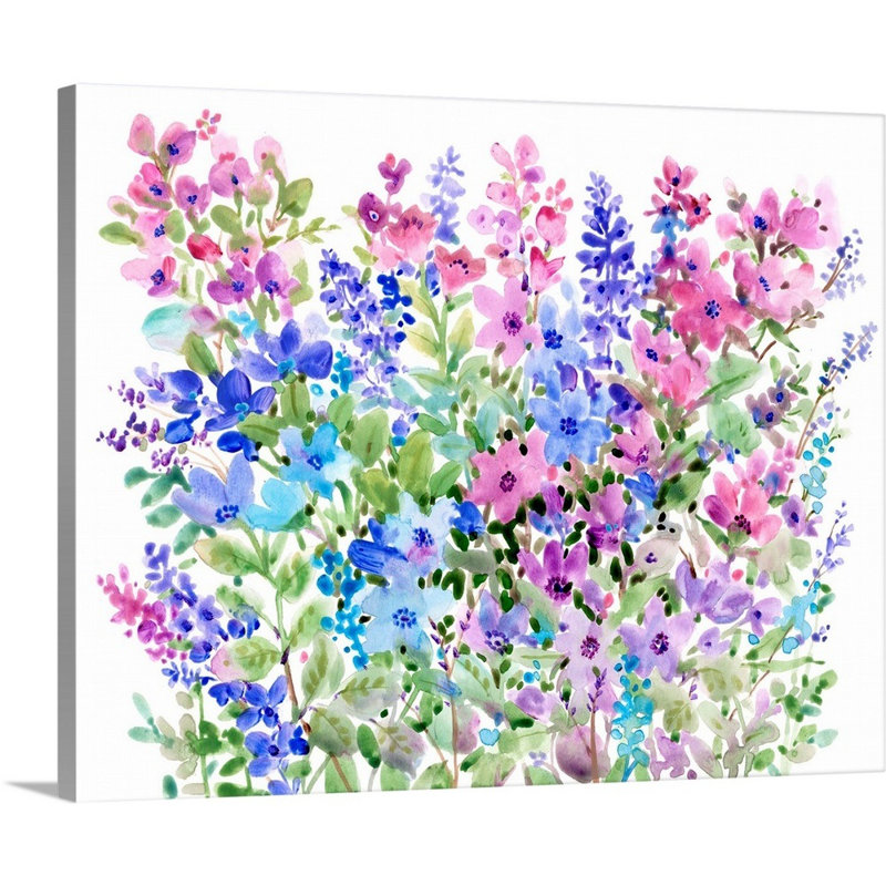 Art floral sur toile Floral Fragrance II, H 32 po x l 40 po x P 1,25 po, Toile tendue