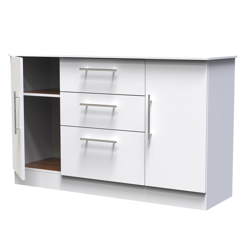 Beyhan 128cm Sideboard, White