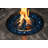 32" Round 2-in-1 Propane Fire Pit Table with Tank Cover, 50,000 BTU Outdoor Patio Fire Table, Black, Set of 2
