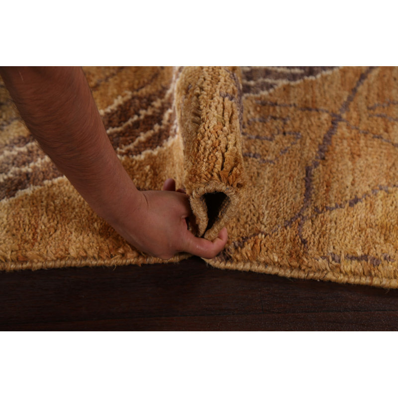Moroccan One-of-a-Kind 4'10" X 7'7" Jute / Sisal Area Rug in Brown