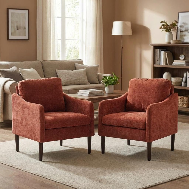 George Oliver Office Chair, Orange, Orange