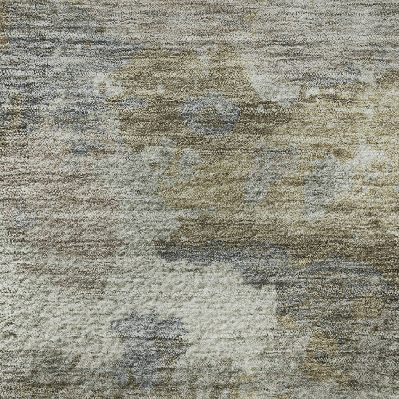 Premium Machine Washable Pinkston Abstract Rug, Rectangle 3' x 5'