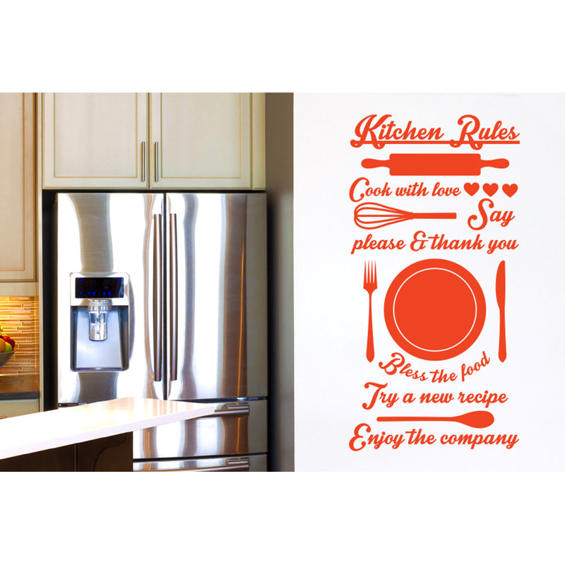 Wall Decal, Orange