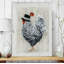 «Sunday Best Rooster», reproduction d'impression sur toile-29146458