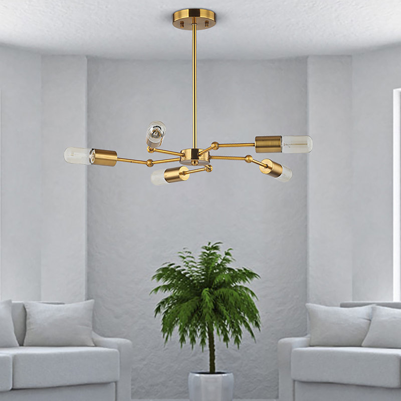 Lustre linéaire moderne à 5 lumières Camarri