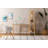 Lesvia 55'' W Rectangle Leaning/Ladder Bookshelf Desk