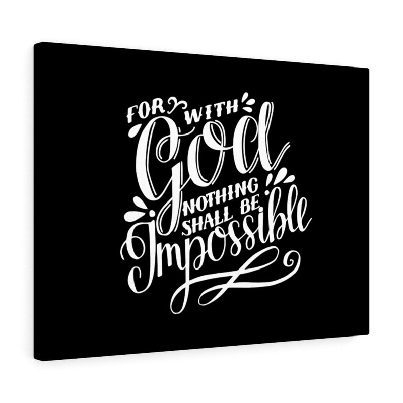 Nothing Shall Be Impossible - Wrapped Canvas Print, 46cm H x 61cm W
