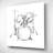 "Drum Sketch" by Ethan Harper, Acrylic Glass Wall Art-810898436