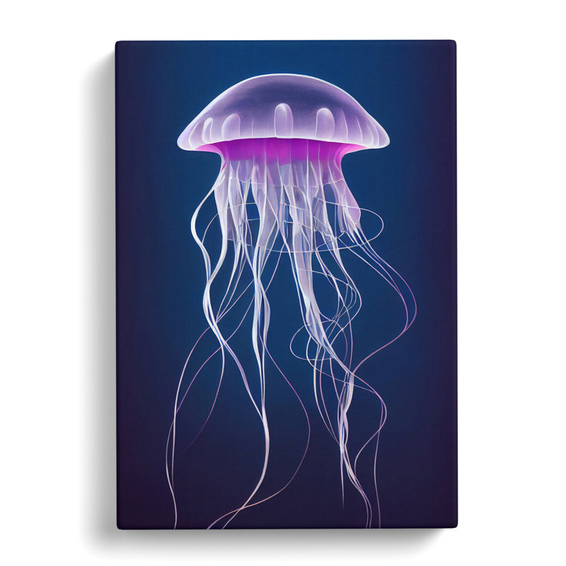 Almanzar Jellyfish Vol.4 - Wrapped Canvas, 60cm H x 40cm W x 3cm D