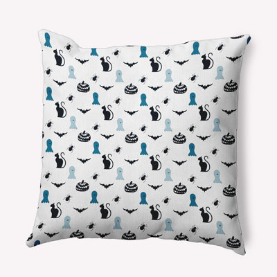 Witches Brew Outdoor Reversible Throw Pillow