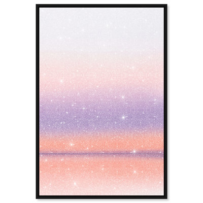 Peach Coastline Print by Oliver Gal