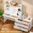 Vanity Makeup Desk With Led Light Mirror & Power Outlet, 8 Drawers, 6 Storage Shelves, 3 Color Modes & Adjustable Brightness Dressing Table, Corner Vanity, L Shape Change, 39.4”desk,-69034483