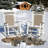 Premium HDPE & Wicker Rocking Chair - High-Back Ergonomic Design with 380LB Capacity