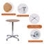 Table d'appoint ronde avec roulettes