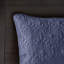 Couvre-lit réversible bleu marine simple matelassé et coton prélavé pour un sommeil de rêve