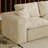104 Inch Large Sectional Sofa, Modular L Shape Couch With Ottoman, No Assembly Required, Frameless Floor Sofa, Soft Microfiber Fabric, Modern Furniture For Big Living Room, Includes 3 Pillows, Beige-1023413079