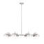 Lustre 8 lumières Trombetta en noir mat-837969814