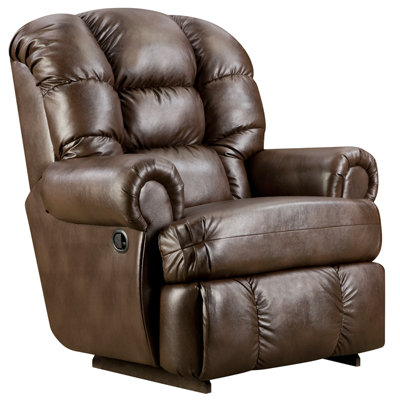 Faux Leather Recliner