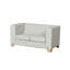 Causeuse modulaire à accoudoirs carrés 62 po