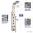 Echo 63'' Shower Panel with Adjustable Shower Head