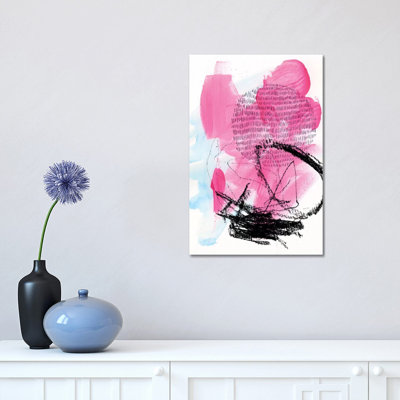 Neon Flamingos II by Jennifer Paxton Parker - Wrapped Canvas Painting