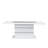 Mishell Pedestal Dining Table in White High Gloss