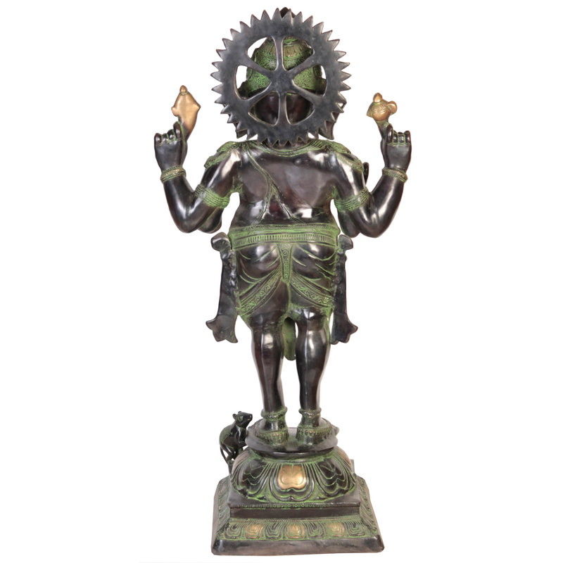 Statue Chaturbhuja debout Ganesha
