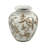 Brown Ceramic Chinoiserie Vase 10"