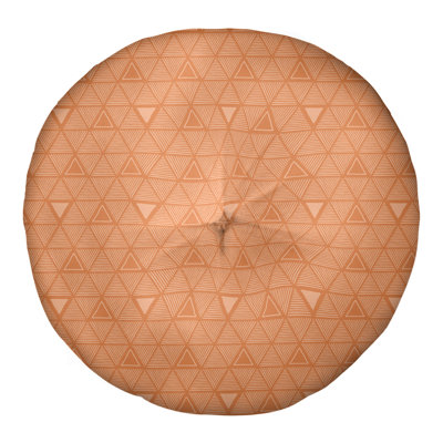 Coussin de sol triangulaire dessiné à la main