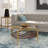 Otto Glass Top Single Coffee Table-1875894594