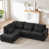 Tissu noir est en rupture de stock