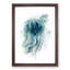 A Blue Jellyfish in Abstract - Framed Print-55457677-55457682