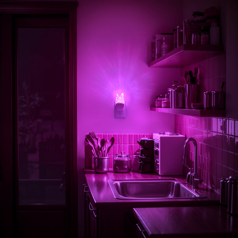 Butterfly Acrylic Plug-In RGB Night Light With Gradient Effects