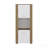 Natural Oak Vertical Storage Cabinet