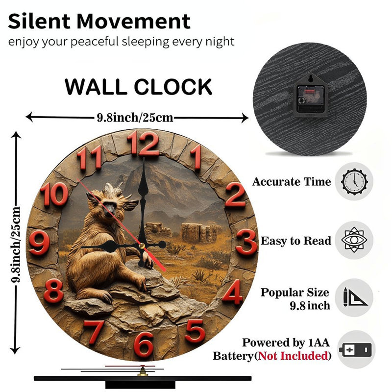 Horloge murale Unique Animal