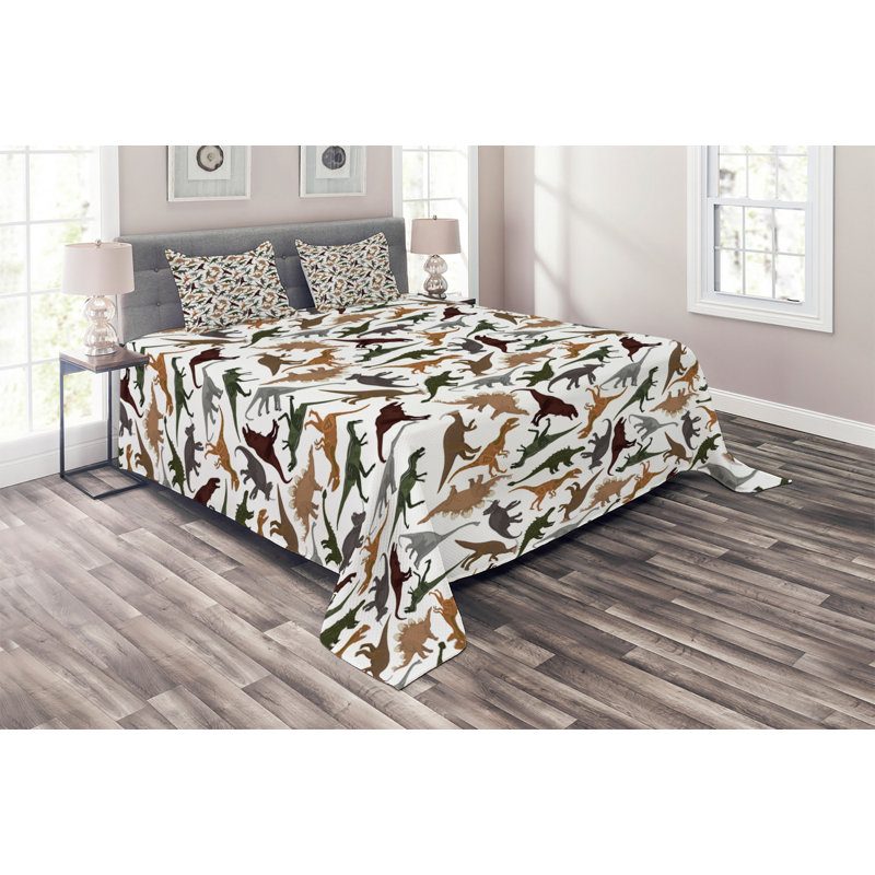 Polyester Coverlet, King Bedspread + 2 Shams