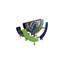 Banc mobile - rond - 4 bancs
