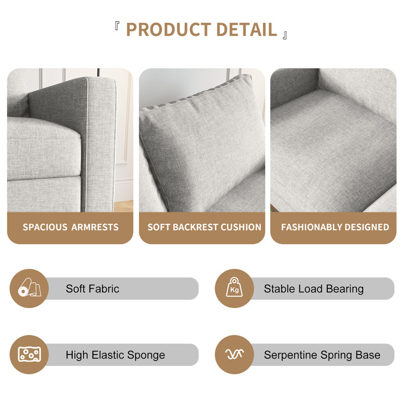 Lealan 70" Sofa Couches for living room Comfy Sofas Loveseat