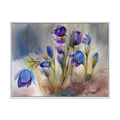Beautiful Blue Spring Flowers Ii - reproduction d'art sur toile