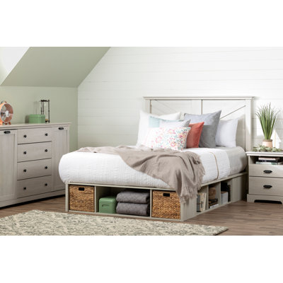 Lit plateforme avec rangement Lilak
